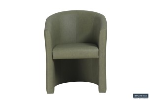 Fauteuil vintage vert – Design rétro et confort chez Homelands Nancy