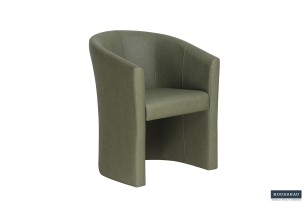 Fauteuil vintage vert – Design rétro et confort chez Homelands Nancy