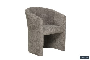 Fauteuil scandinave bouclé brun – Confort et style nordique à Nancy