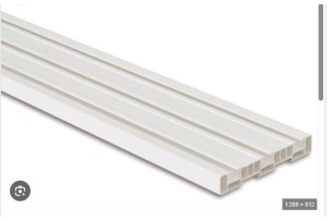Acheter rail de rideau double voie PVC blanc - Livraison rapide