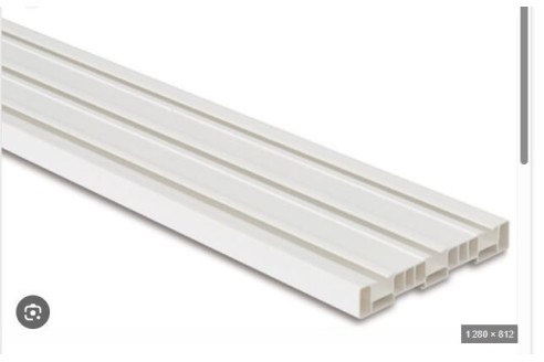 Acheter rail de rideau double voie PVC blanc - Livraison rapide