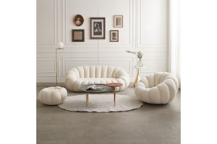 Daisy Sofa Set – Ensemble canapé bouclé haut de gamme | Homelands Mobilier