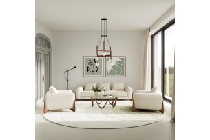 Capri Sofa Set – Ensemble canapé design avec pieds sculptés | Homelands