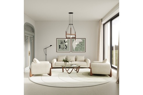 Capri Sofa Set – Ensemble canapé design avec pieds sculptés | Homelands