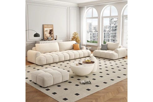Tamara Sofa Set – Canapé capitonné moderne haut de gamme | Homelands