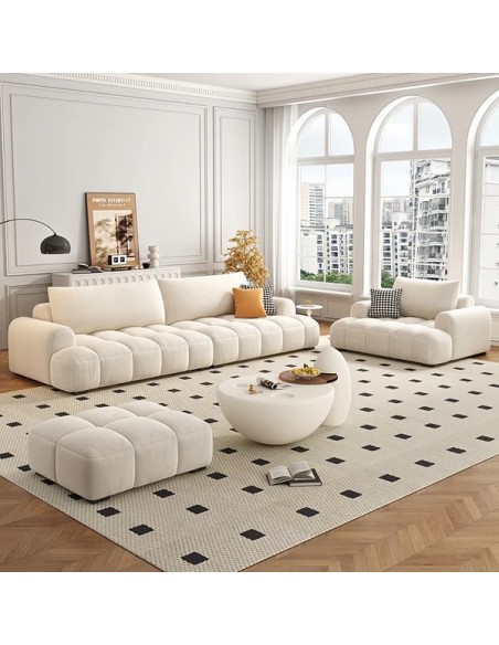 Tamara Sofa Set – Canapé capitonné moderne haut de gamme | Homelands