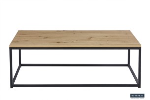 Table basse 'Dallas' Décor Chêne vieilli