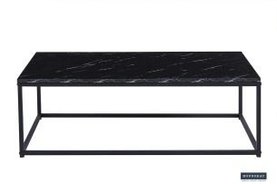 Table basse 'Dallas' Décor Marbre Noir