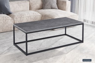 Table basse 'Dallas' Décor Pierre Gris