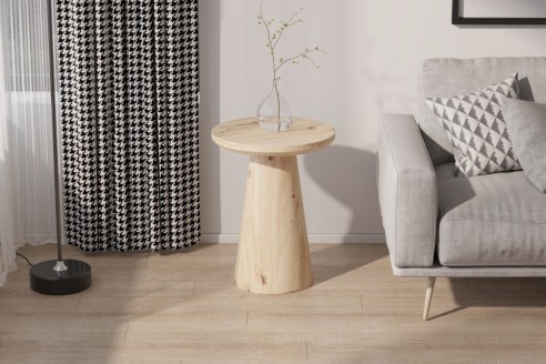 Table basse 'Lukas' 45 cm Décor Chêne vieilli