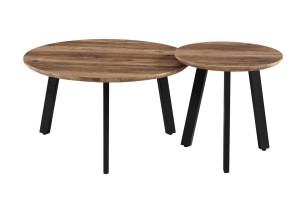 Set de 2 Table basses 'Aziz' Décor Mango