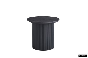 Table basse 'Lagos' 50 cm Ronde Décor Brun foncé