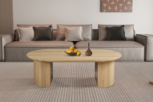 Table basse 'Lagos' 120 cm Décor Chêne Naturel