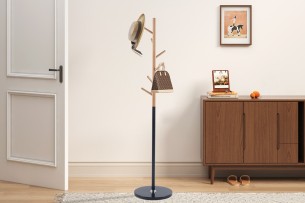 Porte-manteaux 'Viola' Noir mat