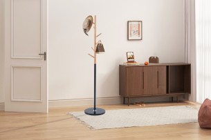 Porte-manteaux 'Viola' Noir mat
