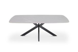 Table basse 'Apollo' 130 cm Ovale Danoise Pierre Gris