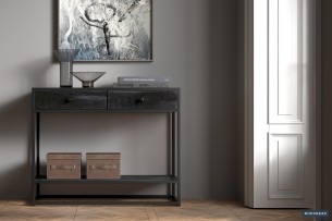 Console 'Ace' Bois de Manguier Noir