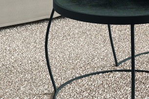 Table basse 'Lars' set de 2 Bois de Manguier noir