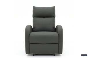 Fauteuil relax 'France' relevable manuellement Tissu Gris