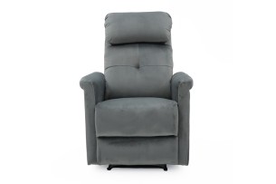 Fauteuil relax 'Wuhan' relevable manuellement Tissu Gris