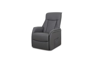 Fauteuil releveur electrique 'Miami' PU Gris