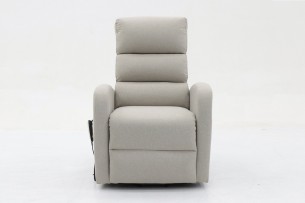 Fauteuil releveur electrique 'Bruges' Tissu Gris clair