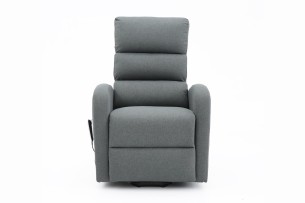 Fauteuil releveur electrique 'Bruges' Tissu Gris foncé