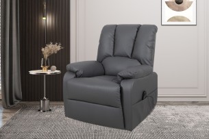 Fauteuil releveur electrique 'Osaka' PU Gris