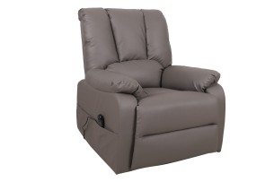 Fauteuil releveur electrique 'Osaka' PU Taupe
