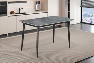 Table 'Kenzo' 120 cm Rectangulaire Pierre Gris