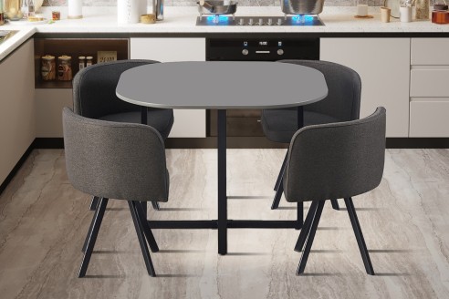 Set table 'Eva' Gris