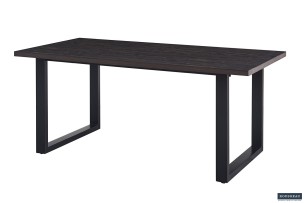 Table 'Alexander' 180 cm Decor Brun foncé