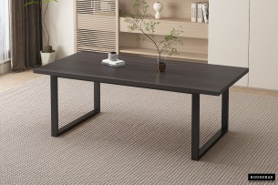 Table 'Alexander' 200 cm Decor Brun foncé