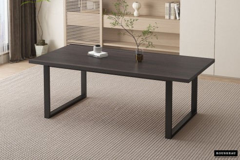 Table 'Alexander' 200 cm Decor Brun foncé