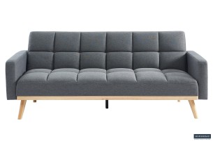 Canapé-lit 'Adana' Tissu Davis Neve 97 Gris