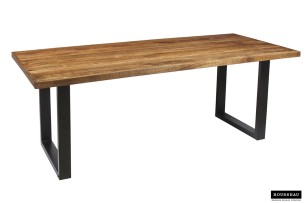 Table 'Nicola' 200 cm Rectangulaire Bois de Manguier