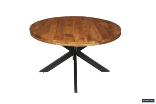 Table 'Maria' 130 cm Ronde Bois de Manguier