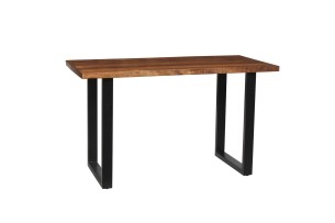Table de comptoir 'Nicola' 160 cm Bois de Manguier - H 93 cm