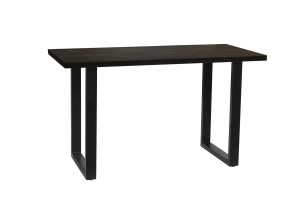 Table de comptoir 'Nicola' 160 cm Bois de Manguier noir - H 93 cm