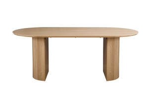 Table 'Lagos' 200 cm Ovale Décor Chêne Naturel
