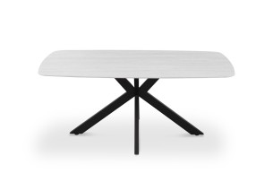 Table 'Apollo' 180 cm Ovale Danoise Pierre Baroque Gris