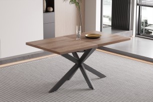 Table extensible 'Kos' 160-200 cm Décor Brun foncé