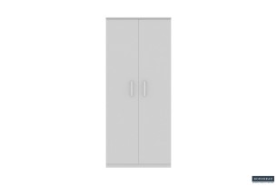 Rangement chaus. 'Mike' 2 portes Blanc