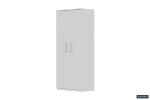 Rangement chaus. 'Mike' 2 portes Blanc
