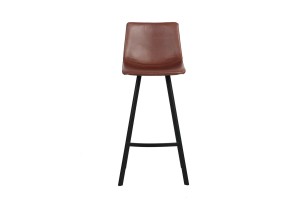 Tabouret de bar 'Ozan' PU Brun