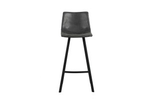 Tabouret de bar 'Ozan' PU Noir