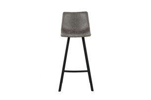 Tabouret de bar 'Ozan' PU Gris