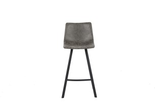 Chaise de comptoir 'Ozan' PU Gris