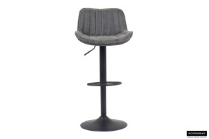Tabouret de bar 'Fenna' PU Gris