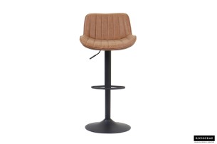 Tabouret de bar 'Fenna' PU Cognac